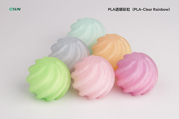 PLA透明彩虹